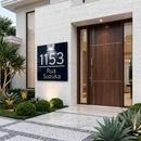Placa Residencial e comercial personalizada com energia Solar!