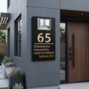 Placa Residencial e comercial personalizada com energia Solar!