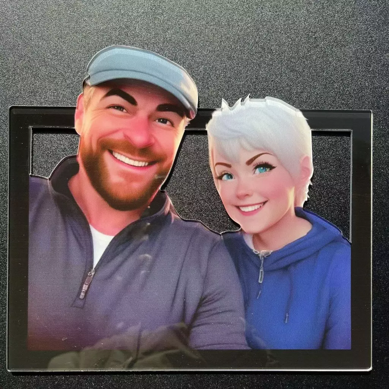 Retrato Personalizado 3D em desenho animado