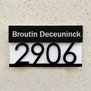 Placa Residencial com Luz Solar