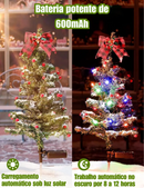 Árvore de Natal com energia Solar para Área externa!