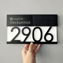 Placa Residencial com Luz Solar