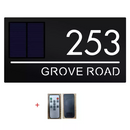 Placa Residencial com Luz Solar