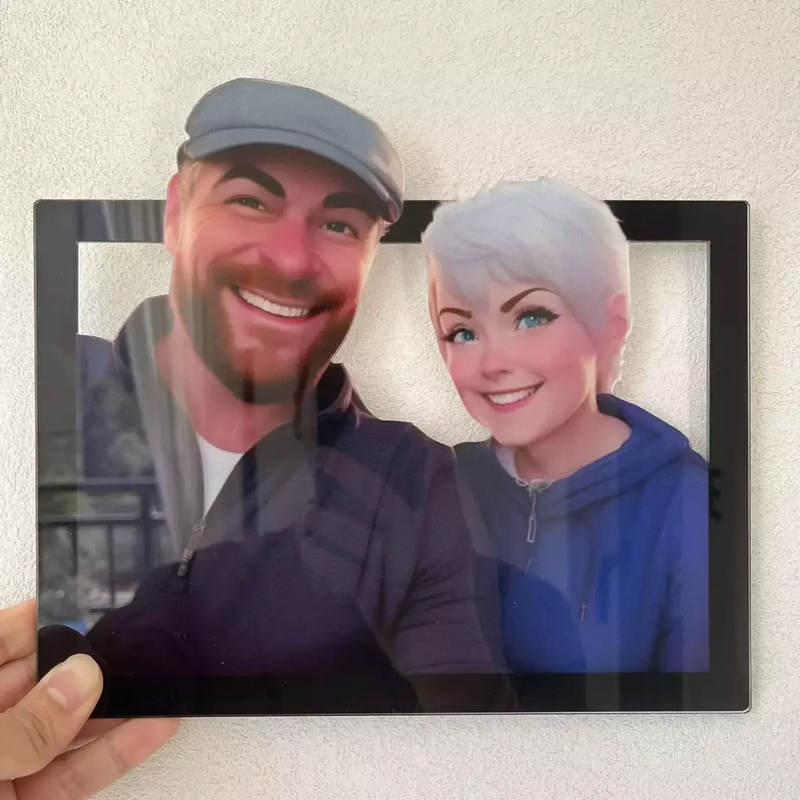 Retrato Personalizado 3D em desenho animado