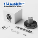 E34 WindKin™ Ventilador Celular