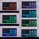 Placa Residencial com Luz Solar