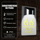 Placa Residencial e comercial personalizada com energia Solar!