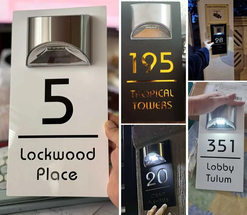 Placa Residencial e comercial personalizada com energia Solar!