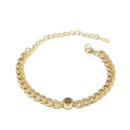 Pulseira de foto círculo personalizada