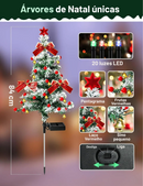 Árvore de Natal com energia Solar para Área externa!