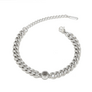 Pulseira de foto círculo personalizada