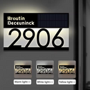 Placa Residencial com Luz Solar