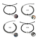 Pulseira de foto círculo personalizada